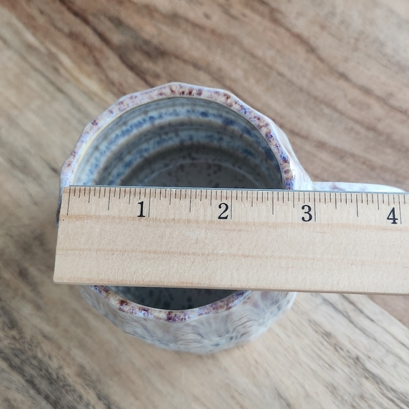 Christmas Tree Shaped Mug Glazed Stoneware Marble Pattern NWT - Picture 13 of 14